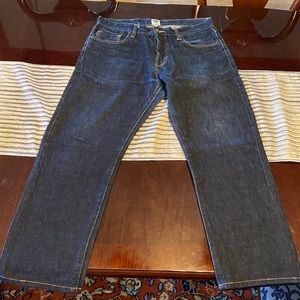 Tellason selvedge 34x27 denim. USA made. Professionally altered and repaired.